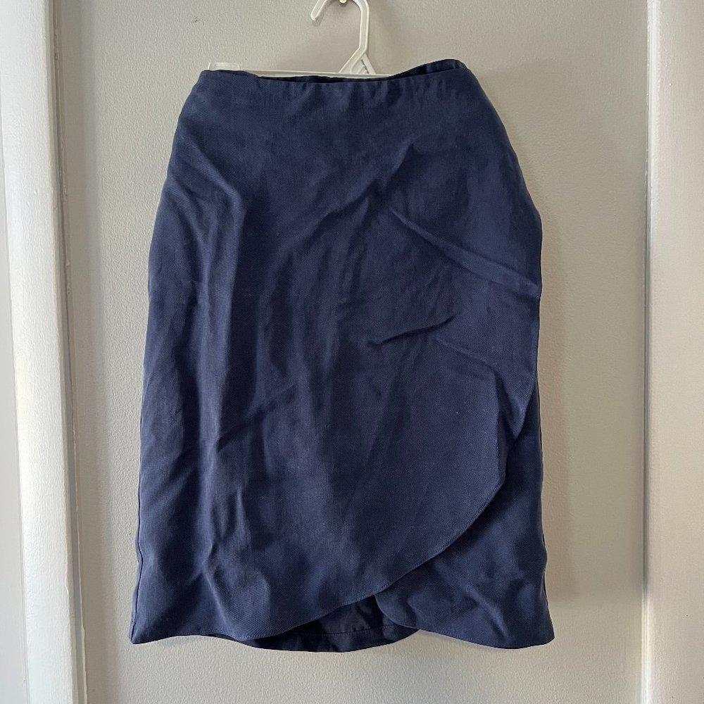 VETTA Two Piece Wrap Skort (Washed Navy)